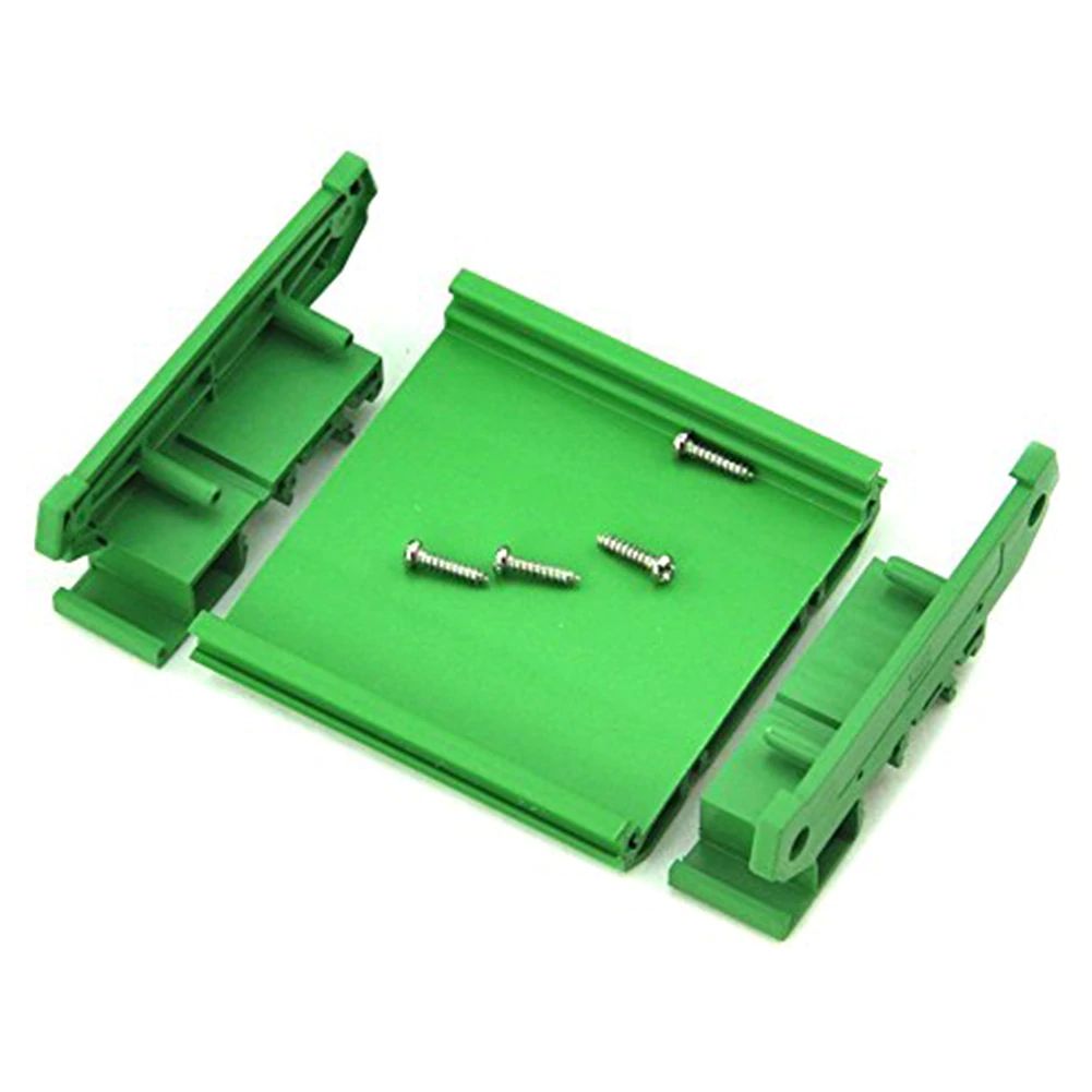 DIN rail PCB bracket 70x72mm adapter montage beugel groen 03