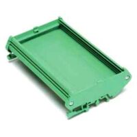 DIN rail PCB bracket 100mm lang adapter montage beugel groen UM72