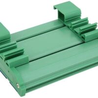 DIN rail PCB bracket adapter montage beugel groen UM72 02