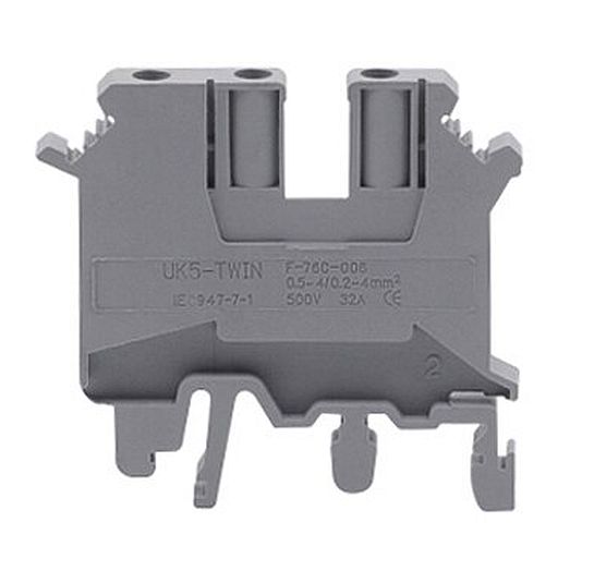 DIN Rail Terminal Block UK-5 TWIN 02