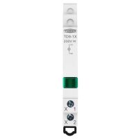 Indicatielamp LED voor DIN-rail 12-230V AC/DC TOMZN TD9-1X groen