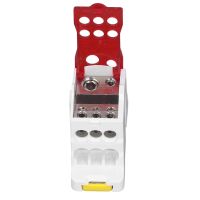 Verdeelblok 125A 690V DIN-rail UKK 125 rood - Afbeelding 3