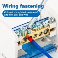 Verdeelblok 2-rails 125A 500V DIN-rail UK 207 blauw - Afbeelding 8