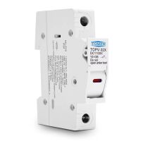 Zekering houder voor 10x38mm zekering gPV 1100V max. 32A indicatielamp DIN-rail TOMZN TOPV-32X