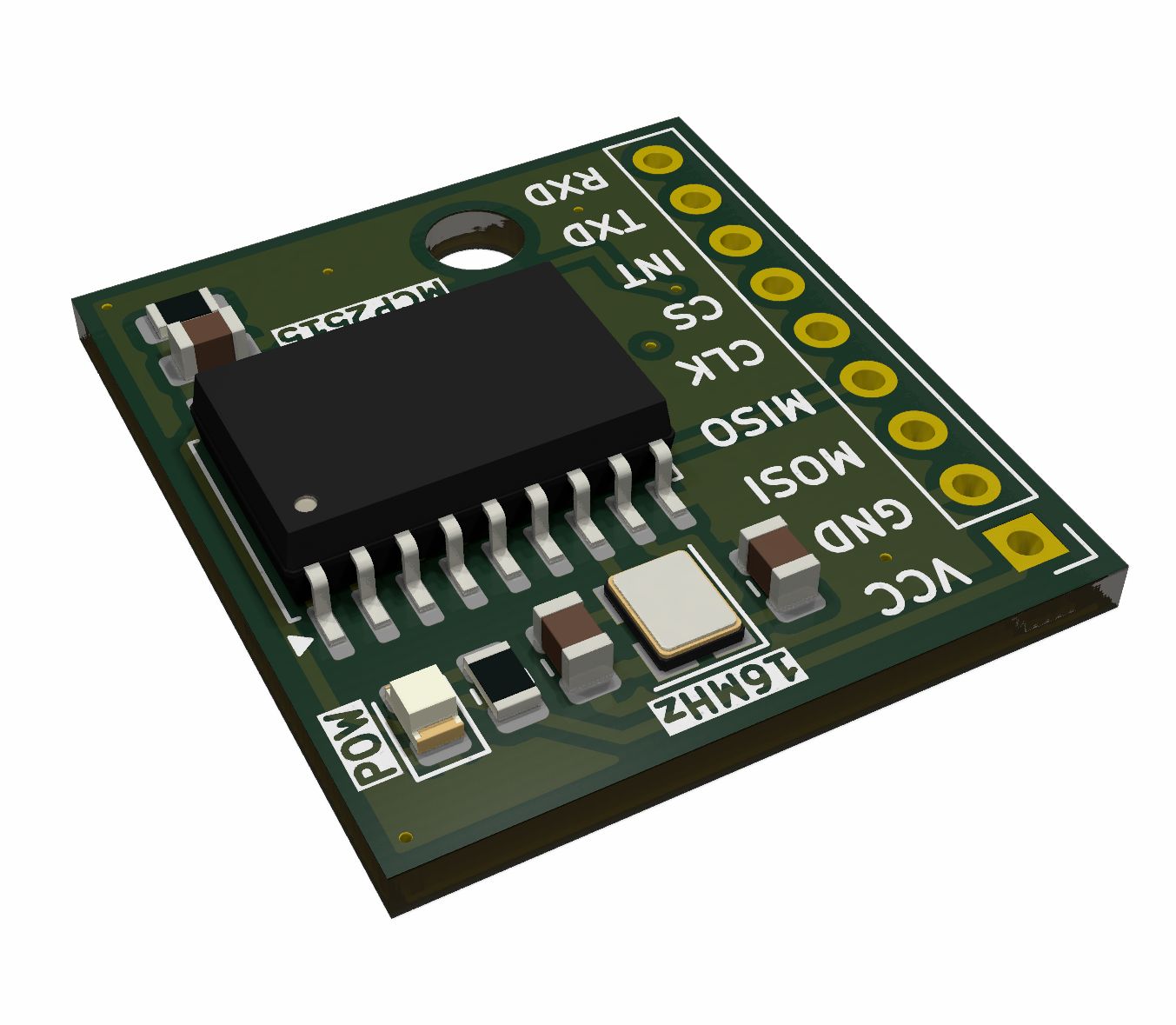 CAN Bus Classic 2.0B controller module 3.3V SPI MCP2525 16MHz (DomoticX ...
