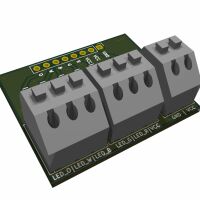 LED strip controller module 5-channel RGBWO 3.3V compatible 5x 5.8A N-Channel AO3400 (DomoticX eXperience EML01 V1) - Afbeelding 3