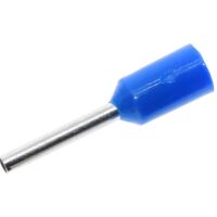 Adereindhuls crimp connector voor draad 0.5mm2 22AWG E0508 blauw