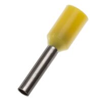 Adereindhuls crimp connector voor draad 1.00mm2 18AWG E1008 geel