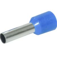Adereindhuls crimp connector voor draad 1.5mm2 16AWG E1508 blauw