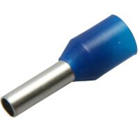 Adereindhuls crimp connector voor draad 2.50mm2 14AWG E2508 blauw
