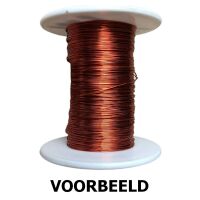 Koperdraad geëmailleerd 0.85mm x ca. 12.4M (scraps/e-waste)