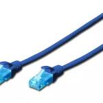netwerk patch kabel blauw digitus