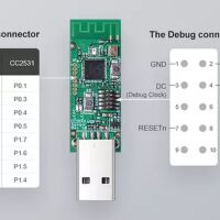 Zigbee USB stick CC2531 pinout