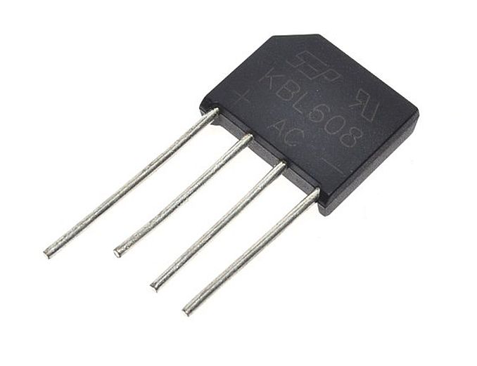 Gelijkrichterbrug 6A 800V KBL608