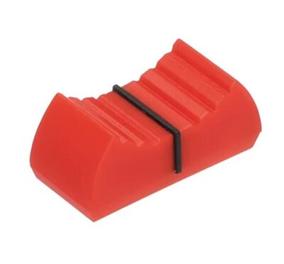 Potmeterknop 24x11x10mm voor slide potmeter rood 01