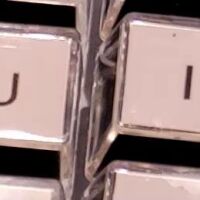 Toetsenbord Keycap ABS met transparante cap gebroken wit - Afbeelding 4