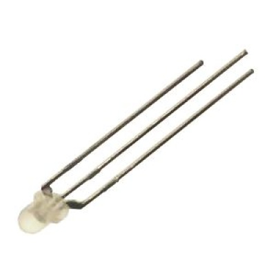 LED 3mm rood/groen diffuus (common cathode)