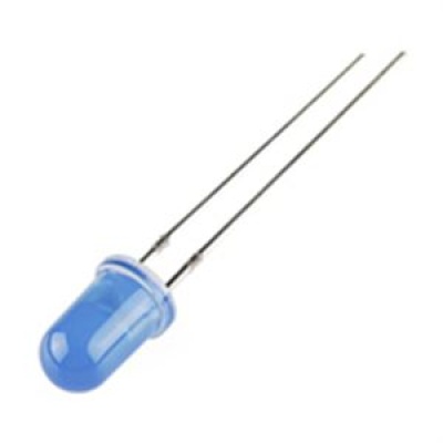 LED 5mm blauw diffuus