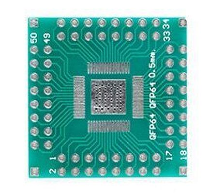 SMD naar DIP adapter 64 pins vierkant 02