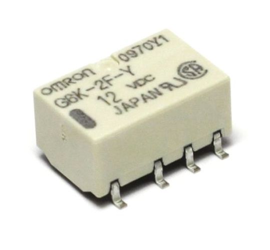Relais 2xCO 125VAC-300mA 30VDC-1A 2P2T / 12V G6K-2F-Y SMD Relais 2xCO 125VAC-300mA 30VDC-1A 2P2T / 12V G6K-2F-Y SMD