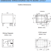 Relais 1xCO 250VAC-3A 30VDC-3A 1P2T / 24V HK4100F-DC24V-SHG - Afbeelding 3