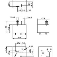 Relais 1xNO 250VAC-30A 30VDC-30A 1P1T / 5V SLI-05VDC-SL-A - Afbeelding 3