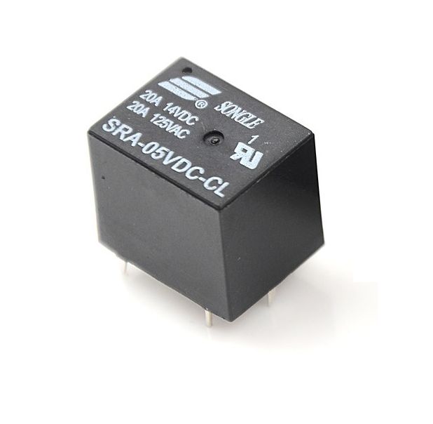 Relais 1xCO 125VAC-20A 14VDC-20A 1P2T / 5V SRA-05VDC-CL Relais 1xCO 125VAC-20A 14VDC-20A 1P2T / 5V SRA-05VDC-CL