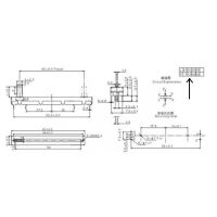 Potmeter schuif 10K ohm lineair 60mm 2-kanalen 40mm slide schacht 15x1.2mm B10K - Afbeelding 3