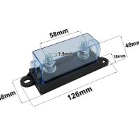 AMG MEGA bolt-on zekering houder M8 max. 200A - Afbeelding 3