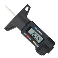 Digitale schuifmaat diepte of profiel meter 26mm resolutie 0.01mm carbon fiber zwart