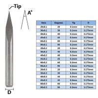 Freesbit voor PCB CNC Carbide metaal 0