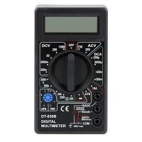 Multimeter digitaal LCD DT-830B zwart