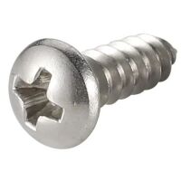 Universeelschroef Bolkop met kruisgleuf 3x6mm RVS 304 ZONSANTA