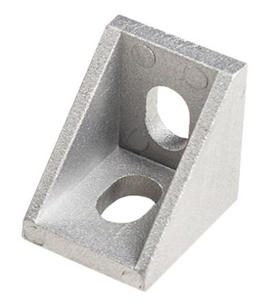 Hoekstuk 20x20x17mm aluminium