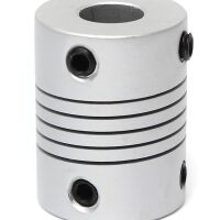 As koppeling flex 5x5mm aluminium