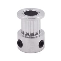 Pulley GT2 12 tanden 5mm gat voor riem 6mm aluminium