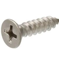 Universeelschroef verzonken kop met kruisgleuf 2x6mm RVS 304 ZONSANTA