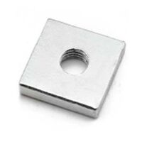 Vierkant moer M3 6x6x2mm verzinkt DIN562