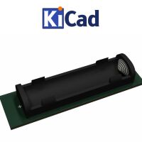 Battery Holder 1xAA PCB THT KiCad 9+ (digitaal)