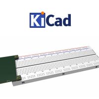 Breadboard 400/830 PCB design template voor KiCad 6+