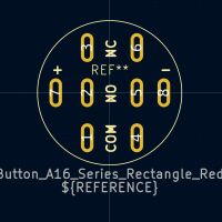 Button A16 Series KiCad 7+ - Afbeelding 3