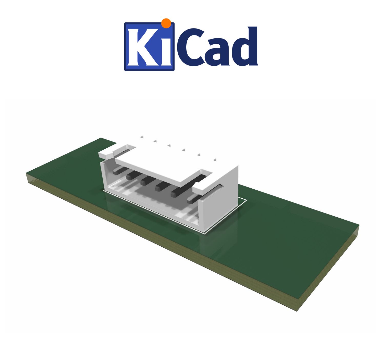 Connector JST-XH 2.54mm Horizontal Generic 2P-8P KiCad 6+