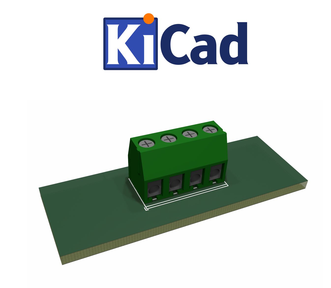 Connector ScrewTerminal 3.50mm KF350 KiCad 6+