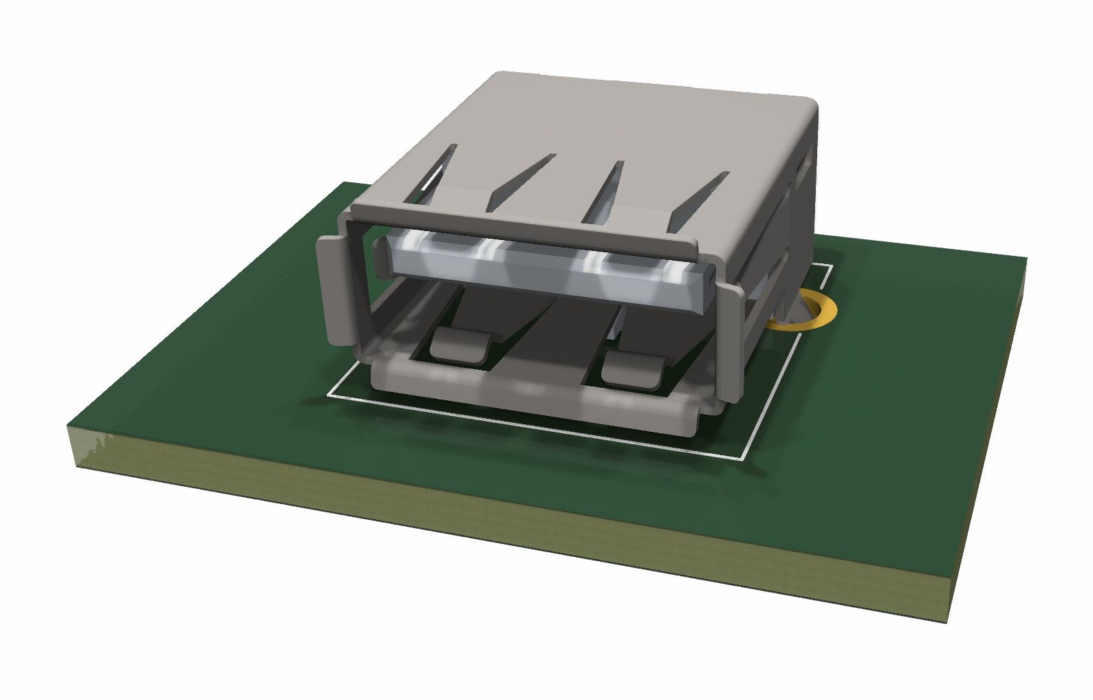 Connector_USB-A_Molex_Female_Horizontal 02