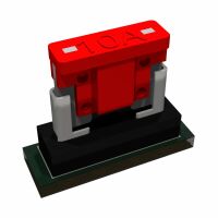 Zekering houder PCB voor Low-Profile mini auto zekering mes KiCad 8+ (digitaal) - Afbeelding 3