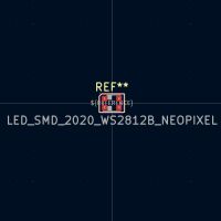 LED SMD 2020 WS2812B NEOPIXEL KiCad 8+ (kopie) - Afbeelding 3