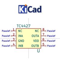 Mosfet Driver TC442X KiCad 6+