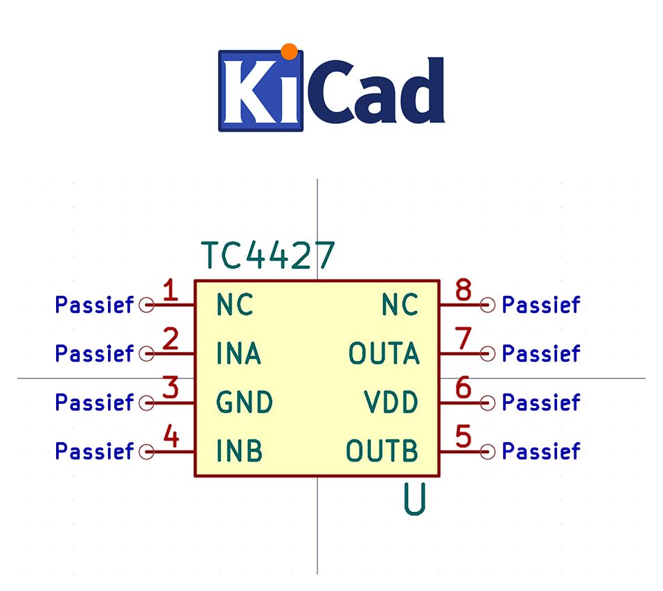 Mosfet Driver TC442X KiCad 6+