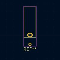 Sensor SW-58020TP Horizontal KiCad 8+ - Afbeelding 3