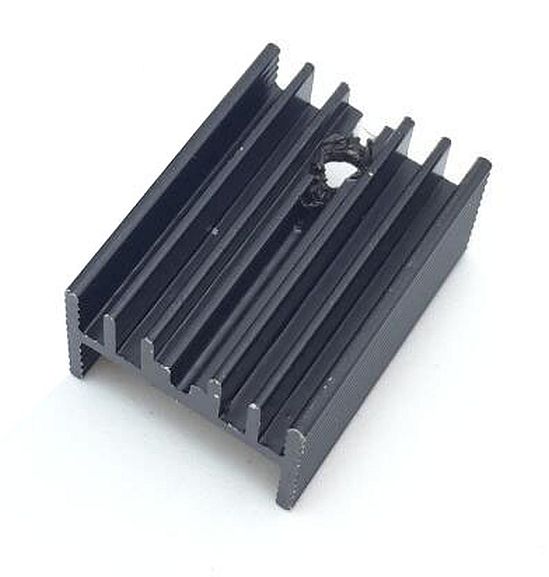 Heatsink 21x15x10mm Aluminium zwart voor TO-220 Heatsink 21x15x10mm Aluminium zwart voor TO-220